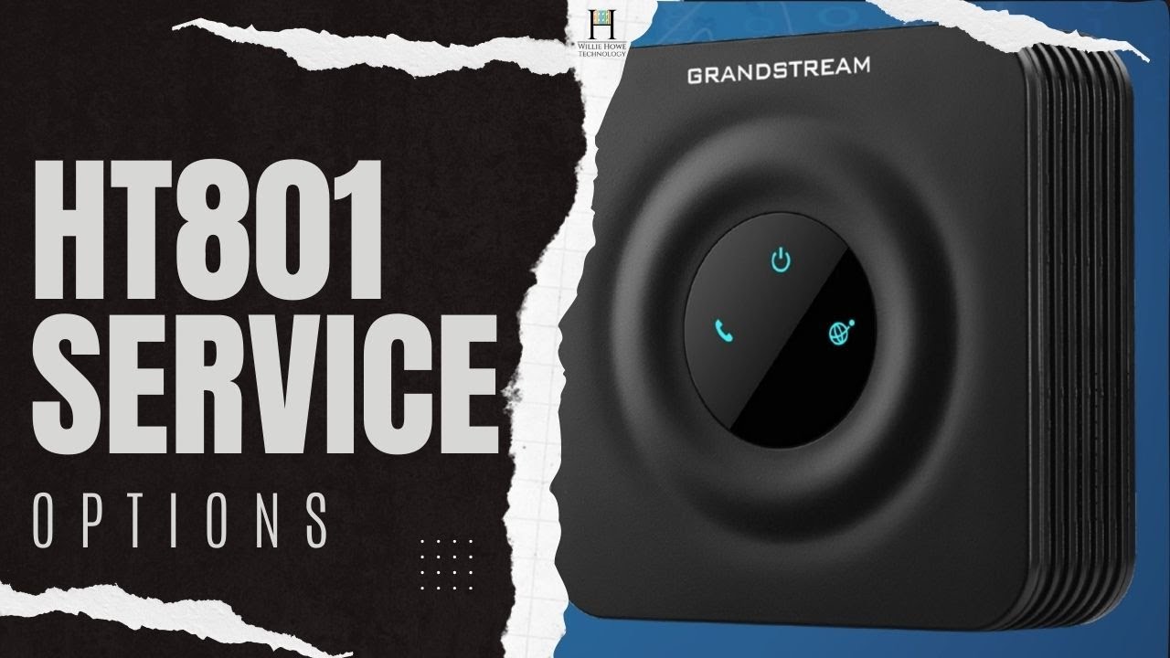 HT801 analog telephone adapter service options