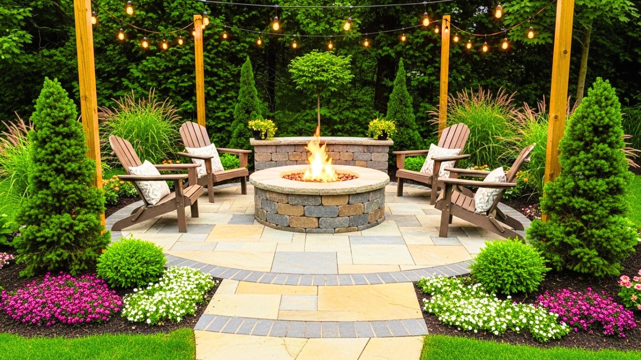 Small Backyard Fire Pit Landscaping Ideas & Layouts: Modern, Rustic & DIY-Friendly Inspiration