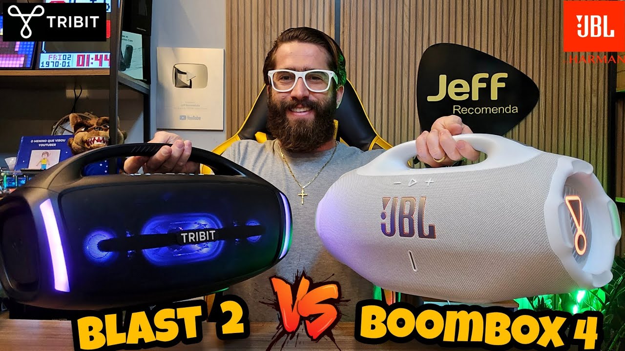 JBL BOOMBOX 4 210W Vs TRIBIT STORMBOX BLAST 2 200W: Qual é a melhor caixa de som? (Comparativo)