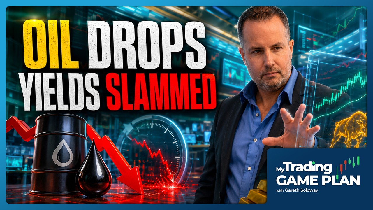 Yields Slammed Down Off Resistance As Oil Drops, Market Rally On Tap, Gold Likely To Bounce