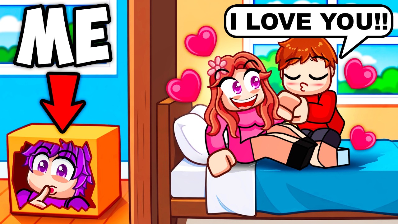 Я поймал Энн в виде коробки в Roblox...