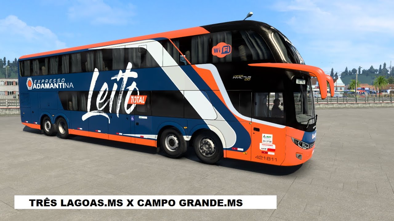 BUS ETS2 - EXPRESSO ADAMANTINA - TRÊS LAGOAS.MS X CAMPO GRANDE.MS