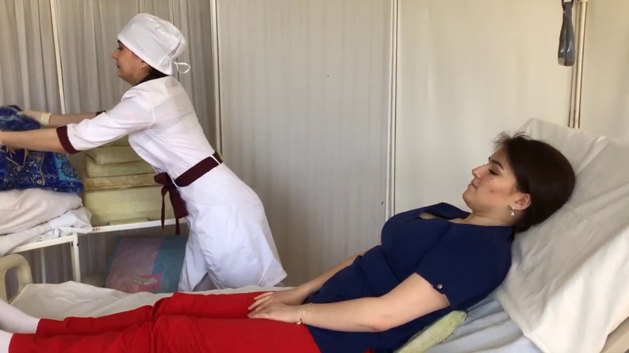 Перемещение пациента в положение Фаулера