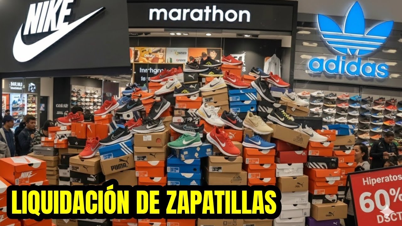OFERTA de Zapatillas de marca en las tiendas de NIKE ADIDAS Y MARATHON 
