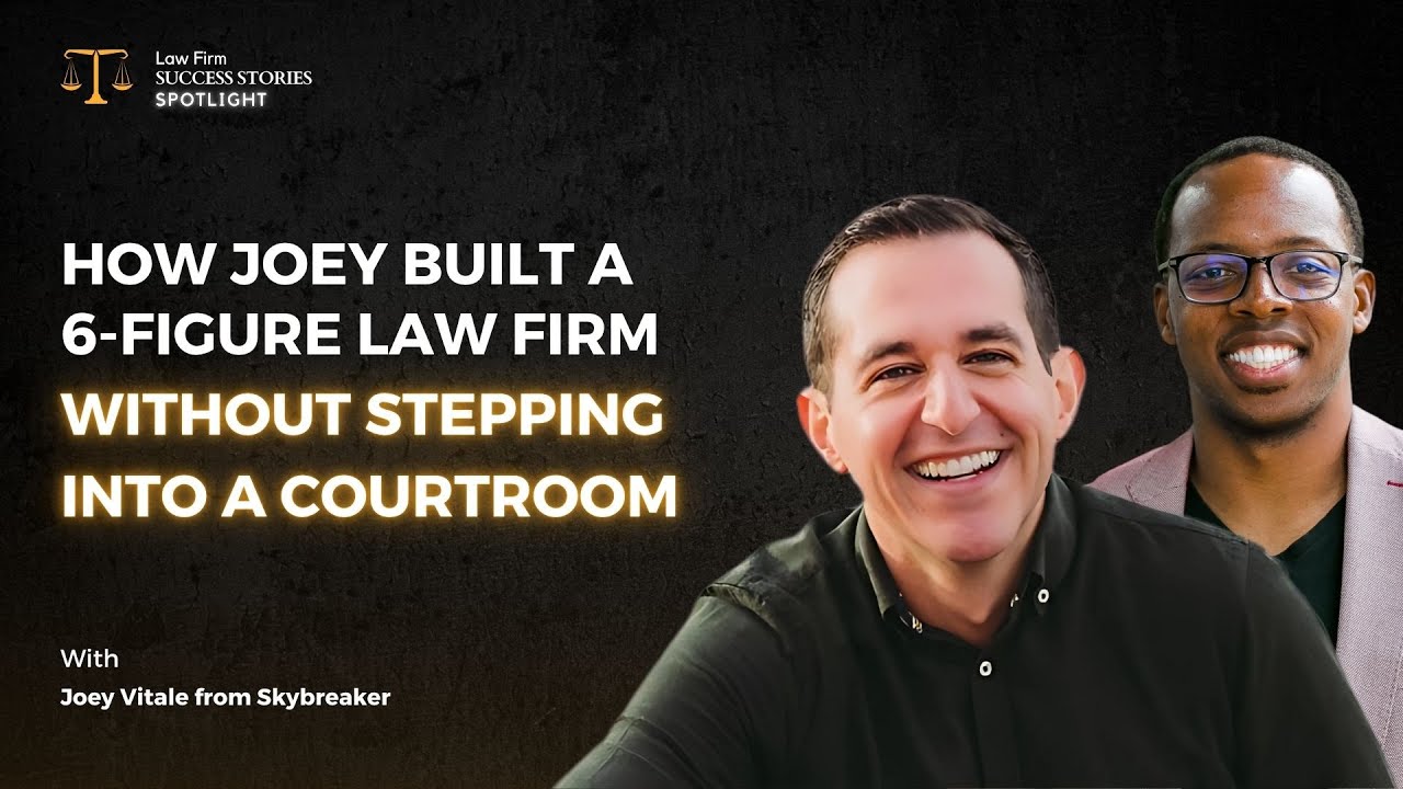 Law Firm Success : How Joey Vitale Built a Purpose-Driven Law Firm