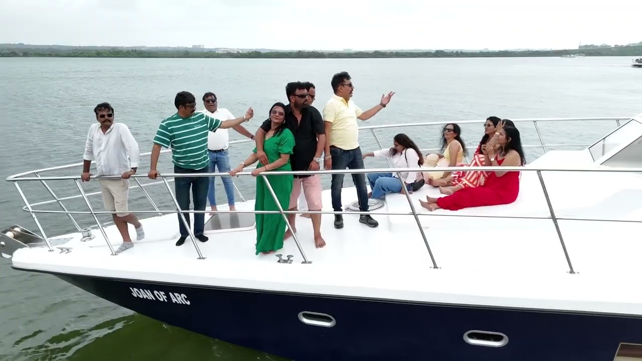 Joan of Arc Yacht Goa 😍 50ft Luxury Yacht in Goa🚤✨