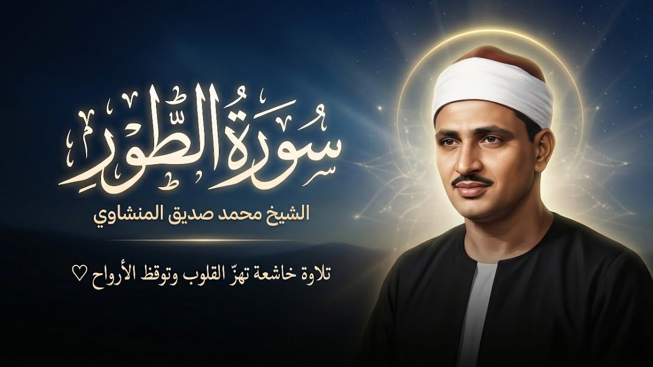 سورة الطور | الشيخ محمد صديق المنشاوي | تلاوة خاشعة مؤثرة