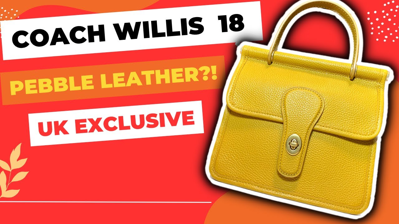 I HAD NO IDEA THIS EXISTED ! | UNBOXING THE COACH WILLIS 18 IN PEBBLE LEATHER !
