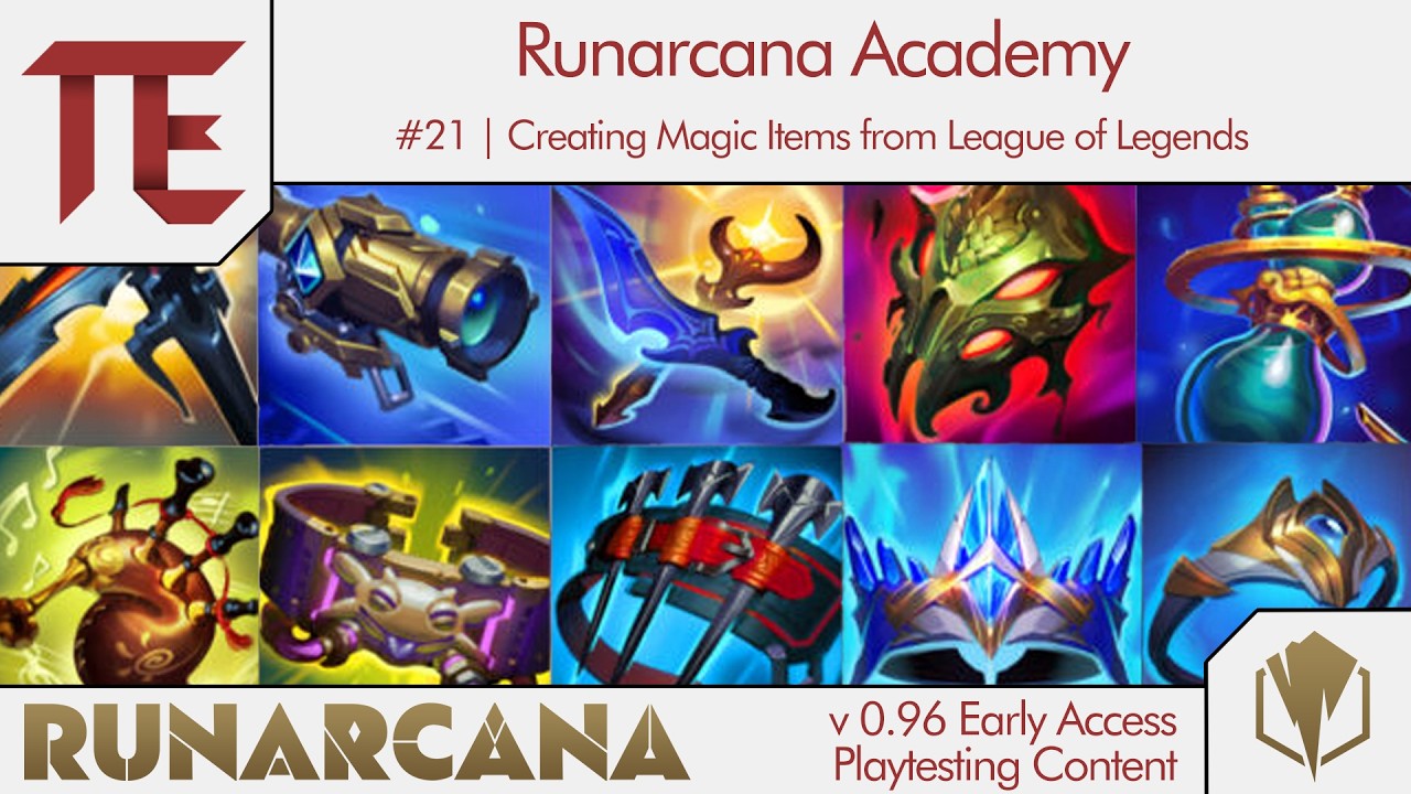 Создание магических предметов из League of Legends | Академия Рунарканы #21