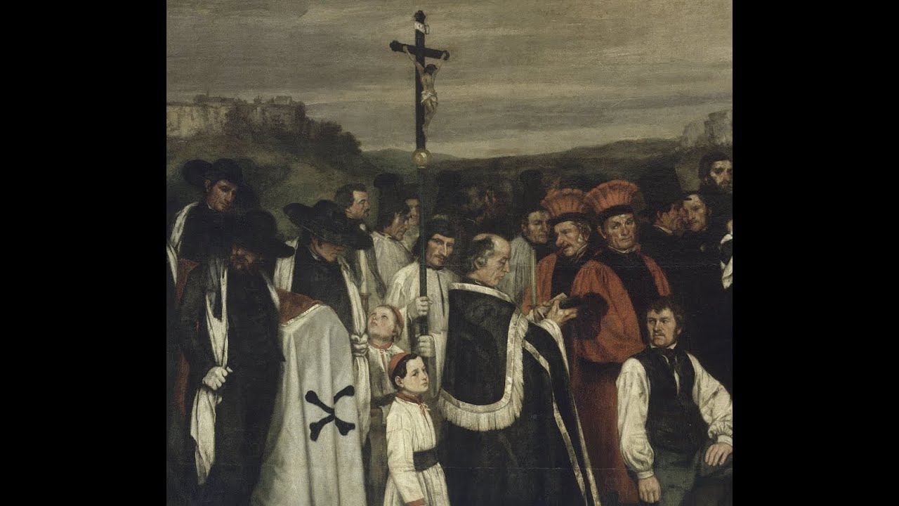 Courbet, Funerale a Ornans