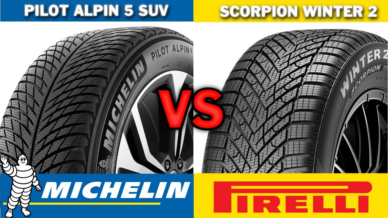 Сравнение шин Pirelli Scorpion Winter 2 и Michelin Pilot Alpin 5 SUV (обзор 2026 года)