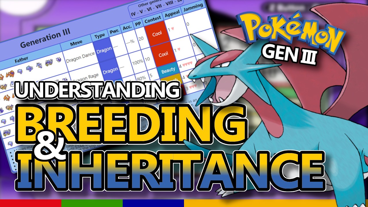 A Quick and Easy Guide to Breeding for Moves and IV's | Pokemon Gen 3 (GBA)(GCN)