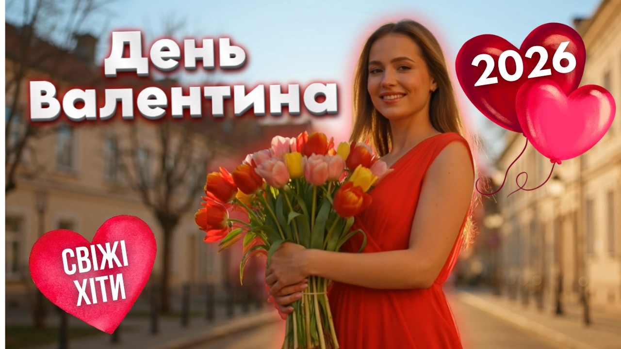 Найкращі НОВІ ПІСНІ до Дня Валентина | Хіти 2026 | День закоханих - драйвові пісні для настрою