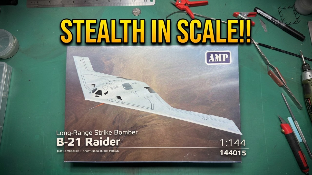 NEW!! B-21 Raider - My First Look at the AMP Kit