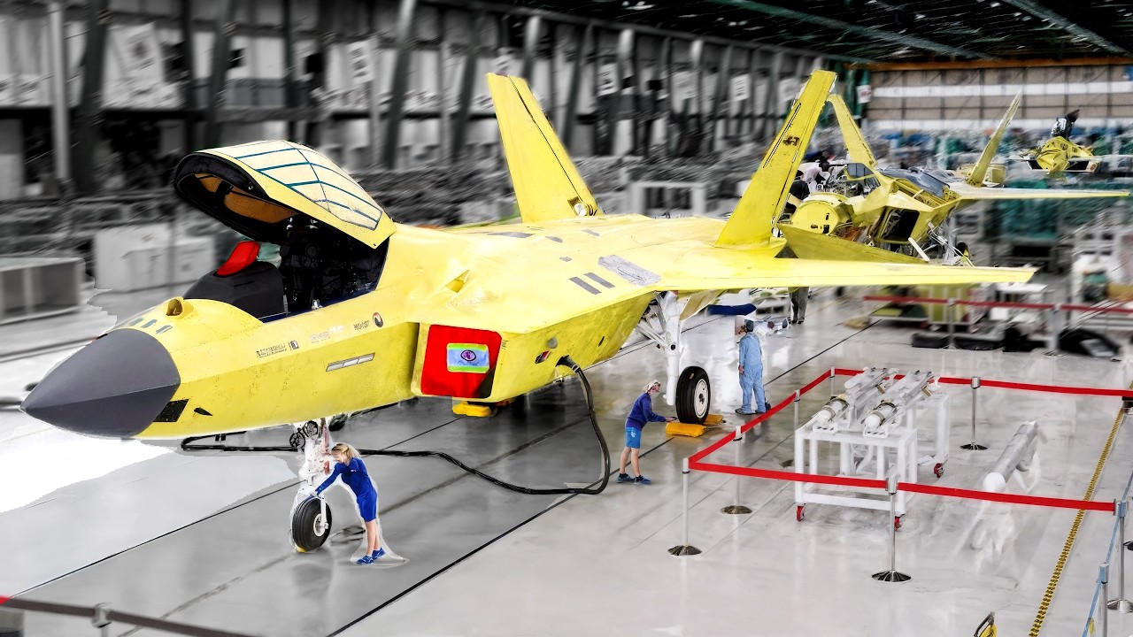 Top-Secret Fighter Jet Factory  US F-35 Production line & Manufacturing processs – Producing Jets