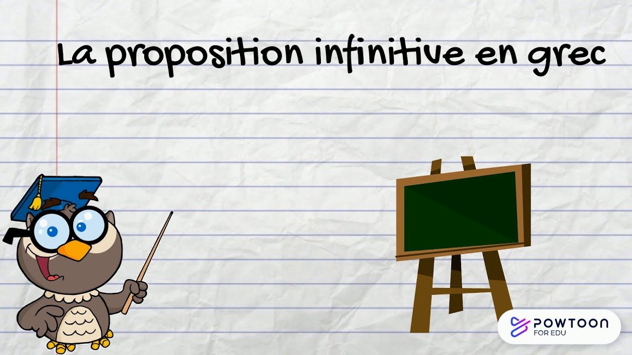La proposition infinitive en grec ancien