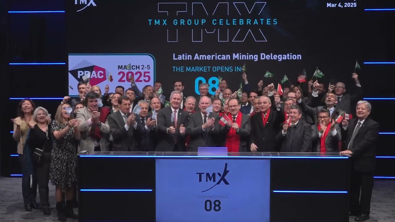 Latin American Mining Delegation Opens the Market Tuesday, March 4, 2025
