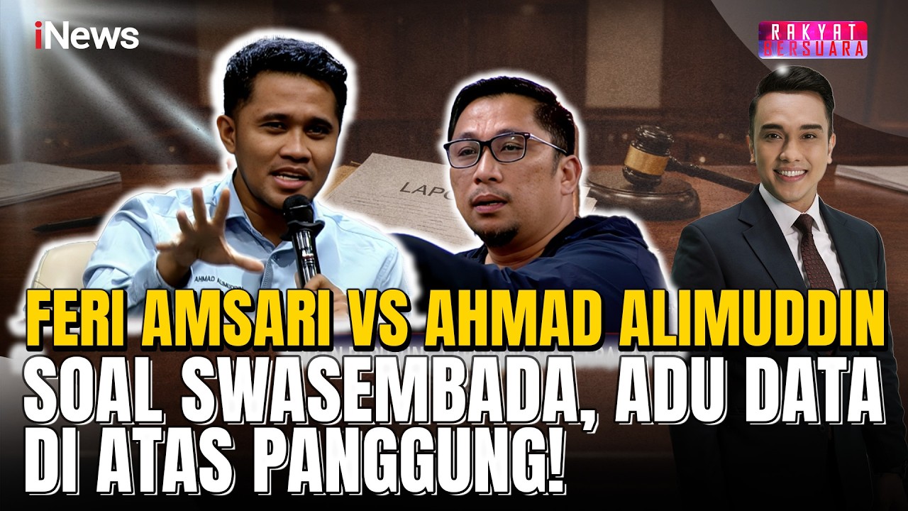 NAIK PITAM! Feri Amsari Adu Data soal Swasembada dengan Ahmad Alimuddin di Atas Panggung