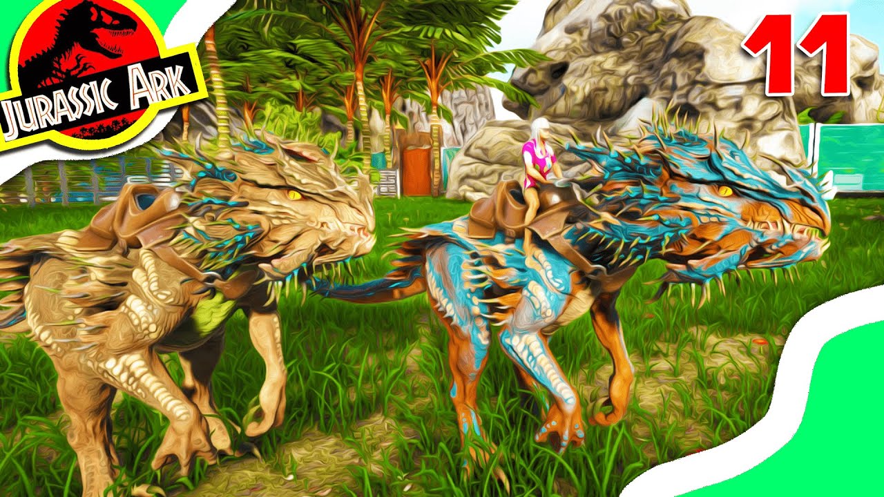 JE CAPTURE UN COUPLE DE VELONASAURE! #11🍀JURASSIC ARK - ARK SURVIVAL EVOLVED FR