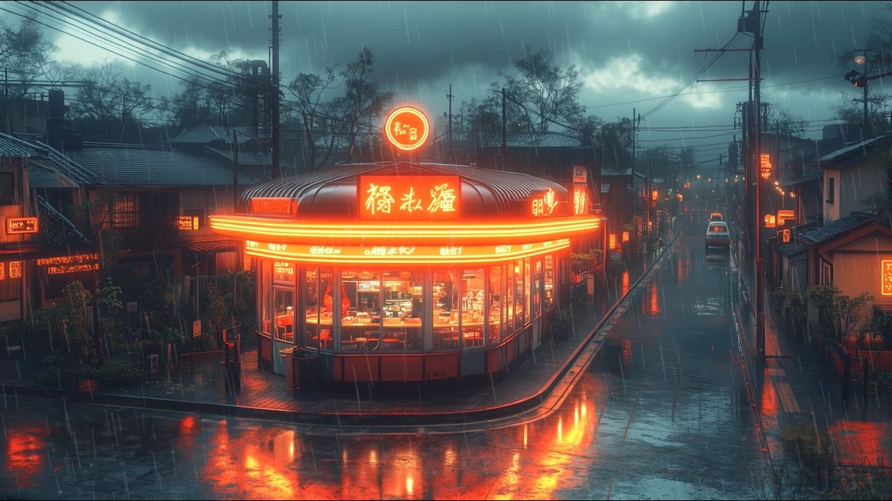 Skyfog Passage Lane ⛈️ | Soft Drizzle / Lofi / Music ☔ Deep Relaxing Lofi Vibes