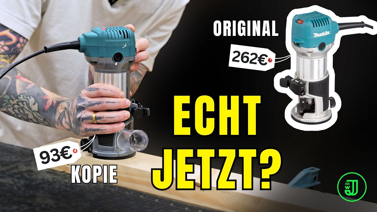 Profi-FR&Auml;SE f&uuml;r 93&euro;? 👉 Ganz ehrlich, diese billige MAKITA KOPIE ist... | Jonas Winkler