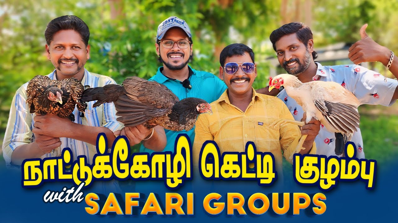 இலங்கை நண்பர்களுக்கு-மாதம்பட்டி நாட்டுக்கோழி கெட்டிகுழம்பு🤩|Nattu Kozhi Getti Kulambu |Safari Groups