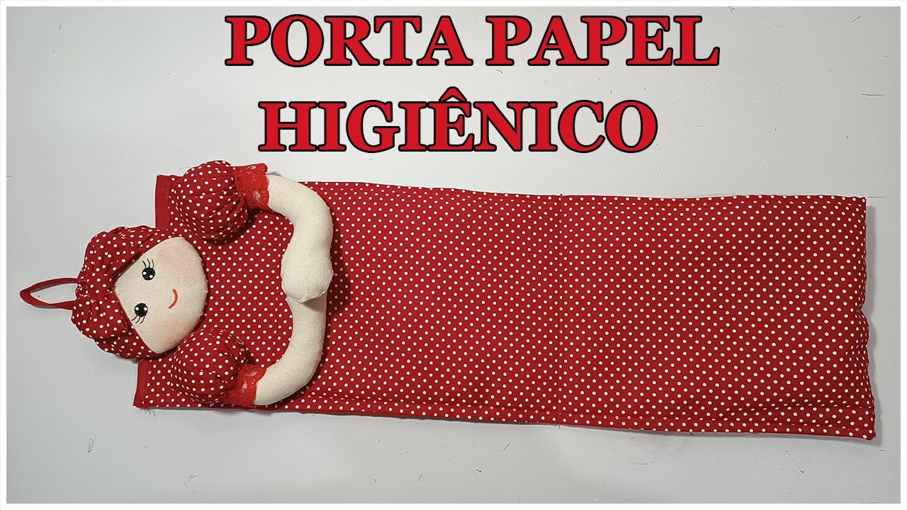 LINDO PORTA PAPEL HIGIÊNICO | Como Fazer PORTA PAPEL HIGIÊNICO