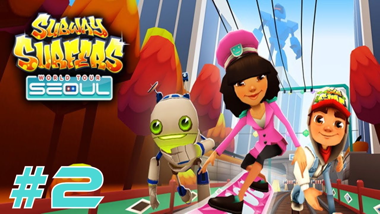 Subway Surfers: Seoul - Sony Xperia Z2 Gameplay #2
