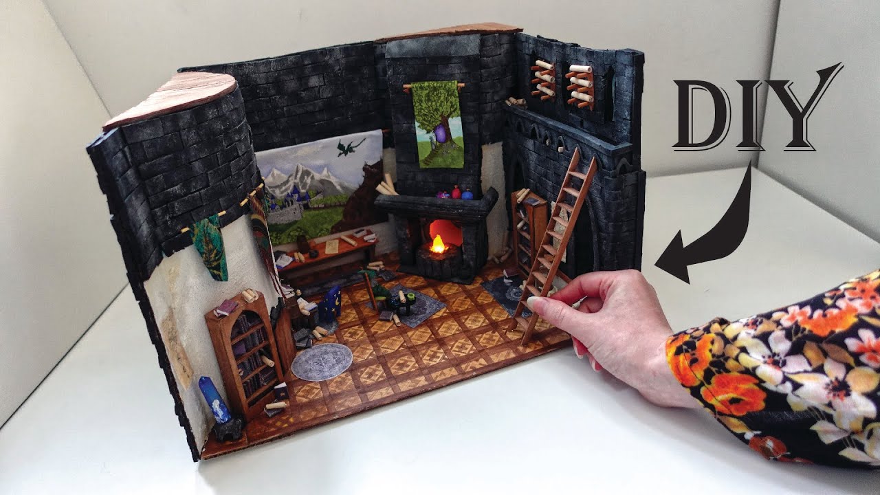 DIY: Miniature Wizard Room