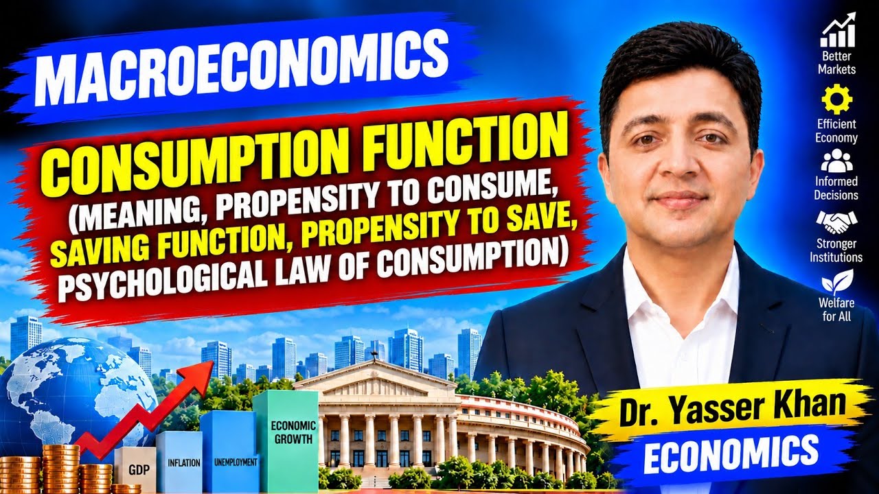 Consumption Function | Propensity To Consume | Propensity To Save | Saving Function | Microeconomics