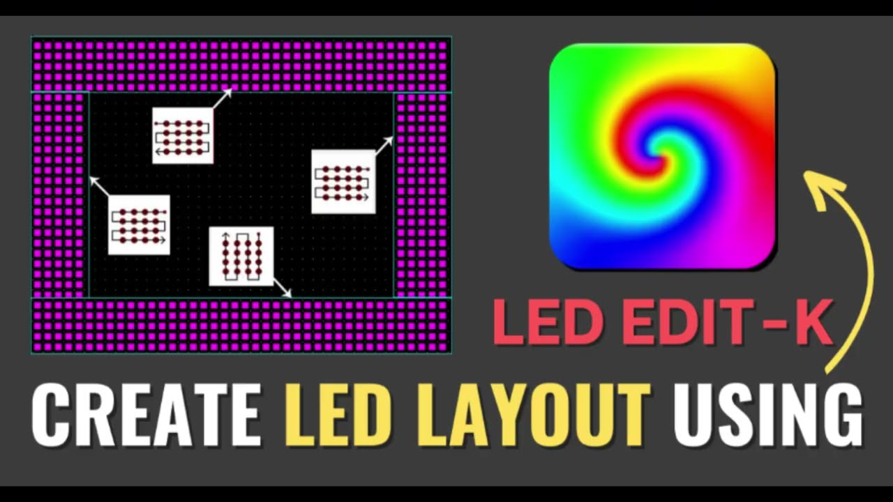 LED EDIT k 2024 como crear un layout para pantallas led