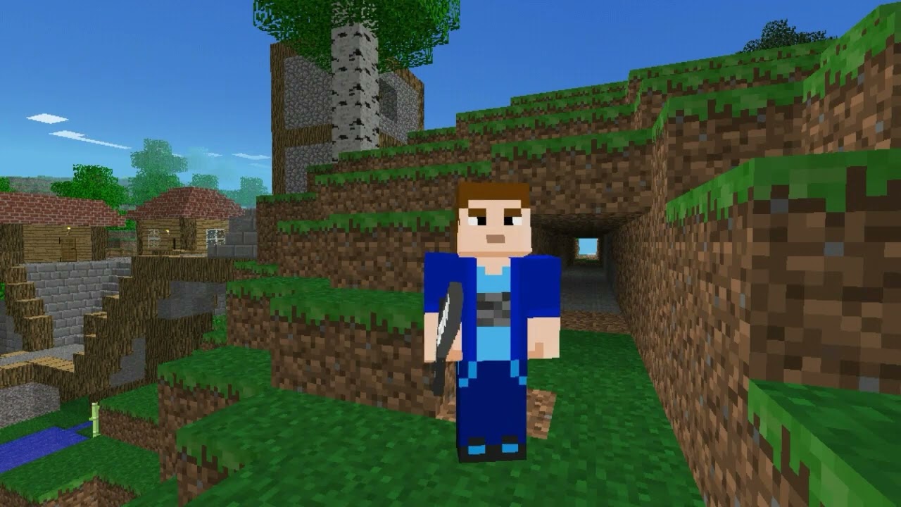 Сделал машиниму в Minecraft PE Alpha 0.6.1 | I created machinima in Minecraft PE Alpha 0.6.1