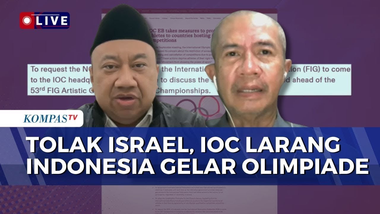 DPR dan Analis Olahraga Respons IOC Larang Indonesia Gelar Olimpiade Buntut Tolak Atlet Israel