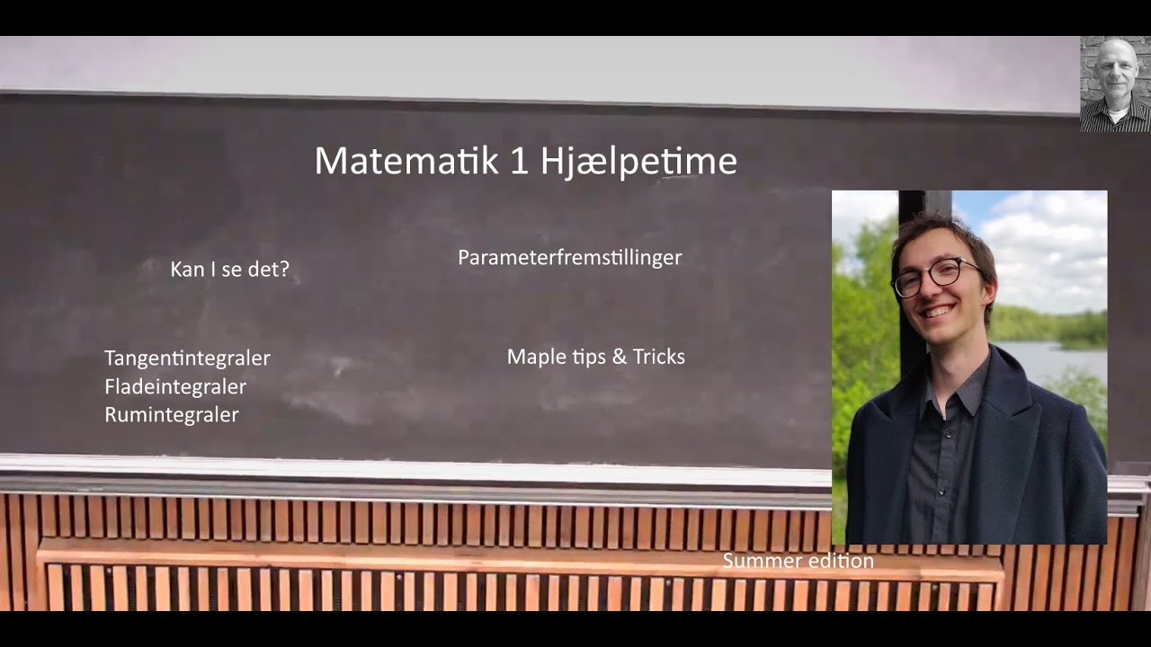 Matematik 1 Forårs gennemgang | Jonathan på Zoom