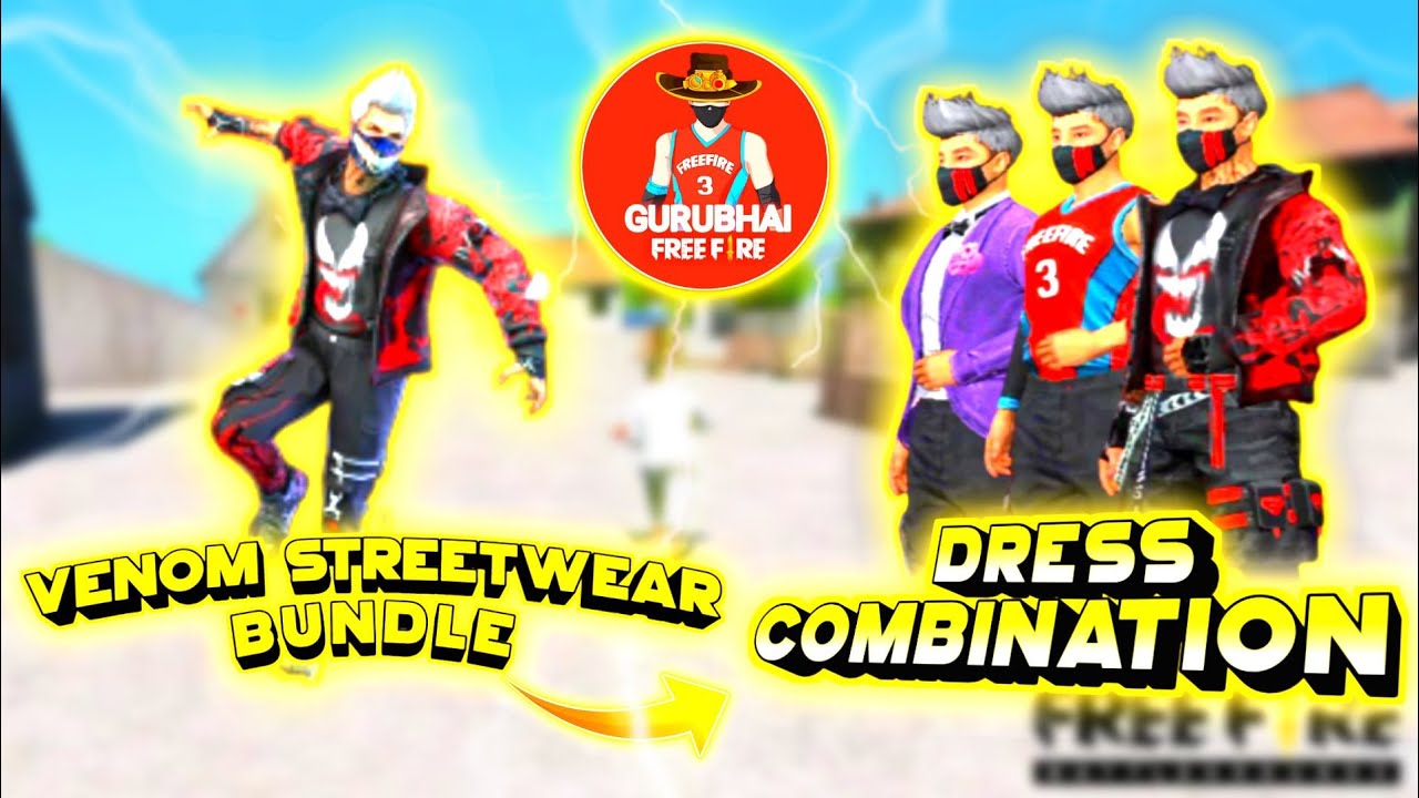 venom bundle combination//free fire free dress combination//free fire dress combination