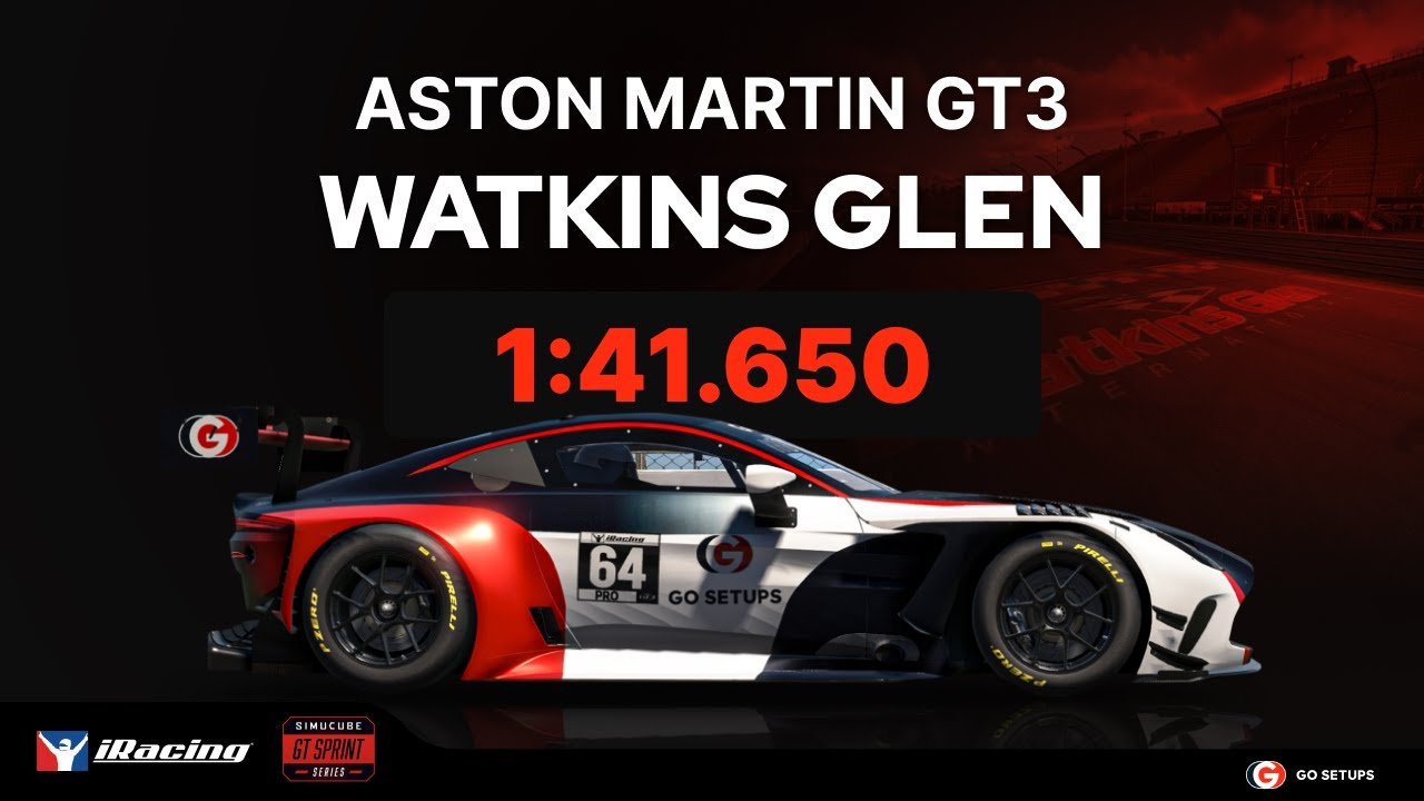 iRacing | Aston Martin GT3 - Watkins Glen Boot - GT Sprint - 2025 S4 Week 11 | Hotlap