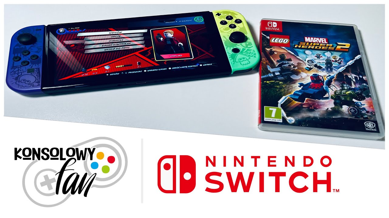 Gramy na Switch Oled I LEGO Marvel Super Heroes 2