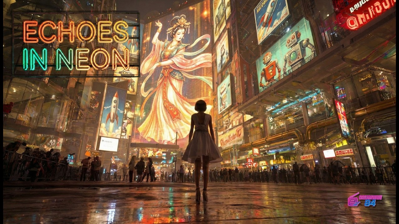 Echoes in Neon | Cyberpunk Ambient Music for Focus, Study & Relaxation (1.5H)