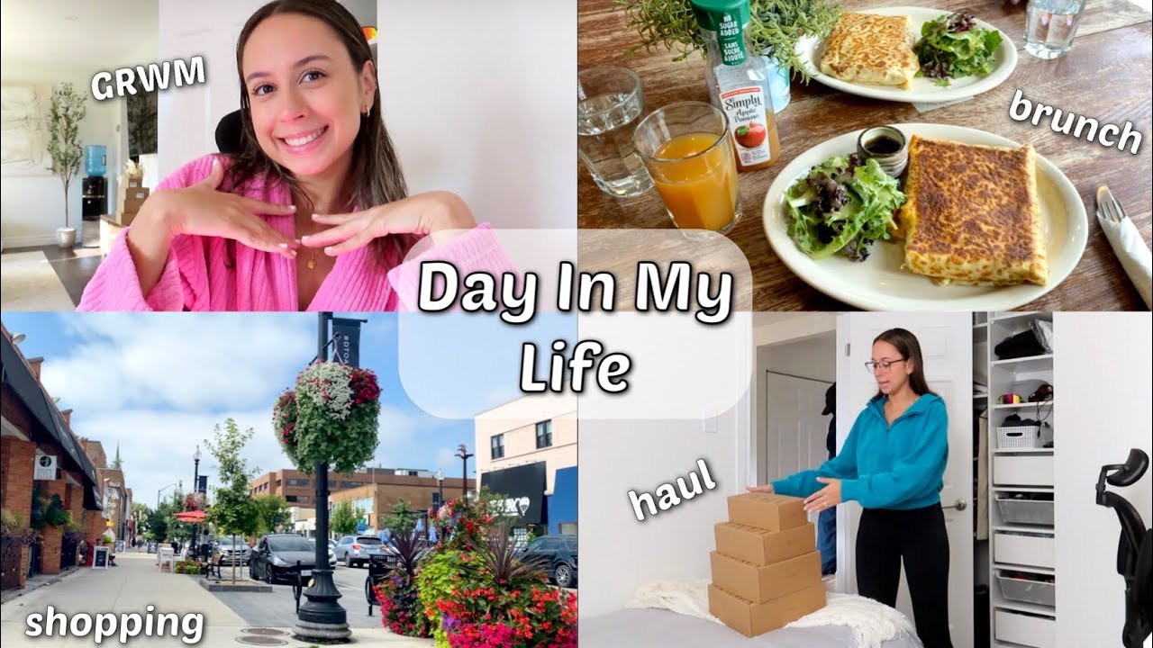 DAY IN MY LIFE | Haul, Brunch + Shopping!