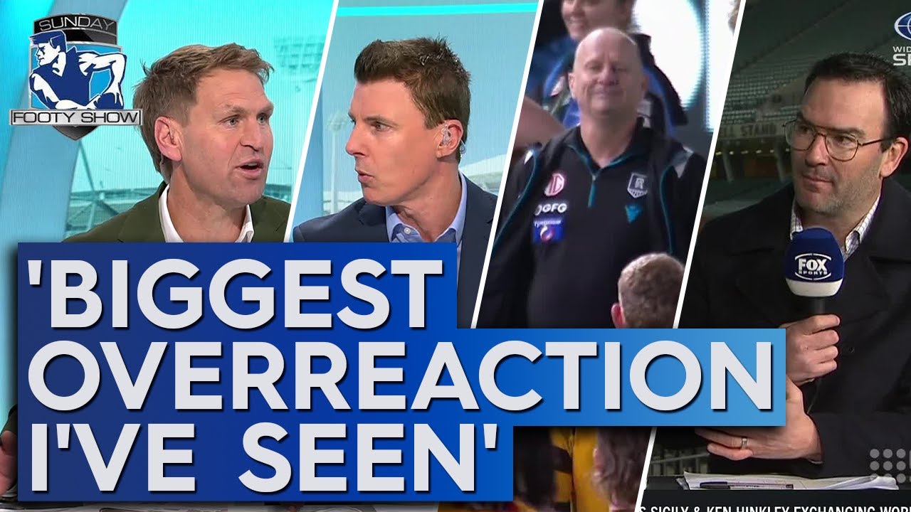 'That's embarrassing': The panel debates Ken's fiery post-match spray with Hawks - Sunday Footy Show
