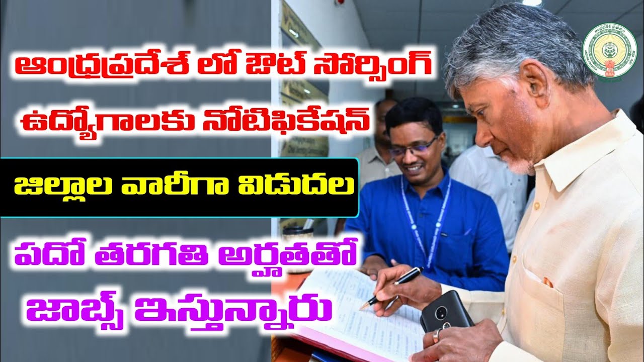 పదో తరగతి అర్హతతో ఔట్సోర్సింగ్ ఉద్యోగాలకు దరఖాస్తులు ఆహ్వానం | APCOS | AP Outsourcing Jobs 2025