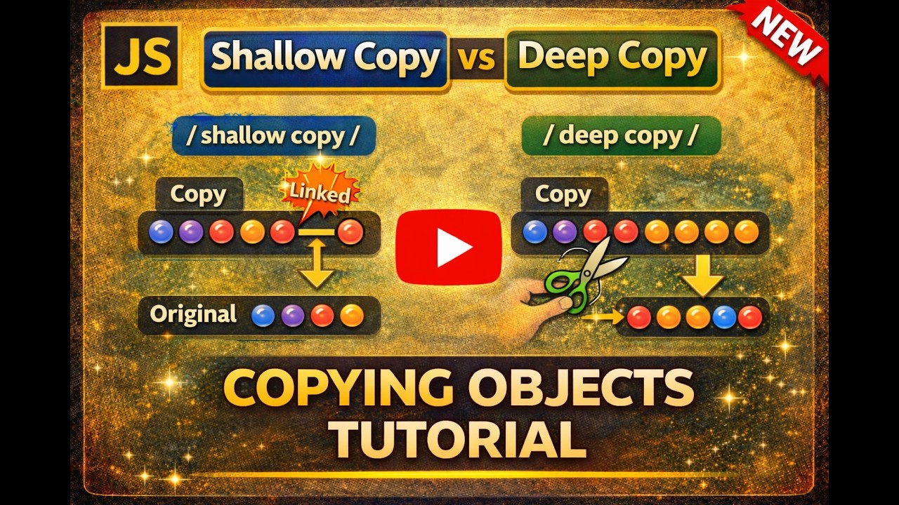 Shallow Copy vs Deep Copy in JavaScript | Explained with Examples