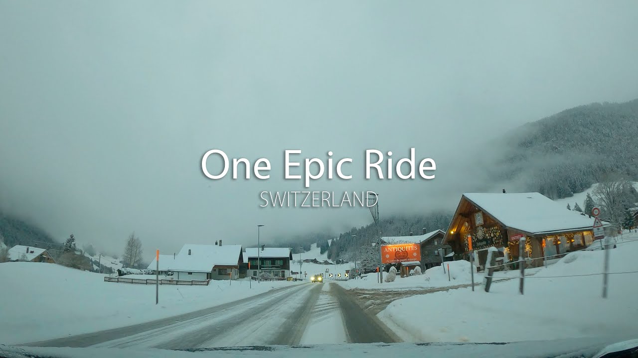 One Epic Ride, a day of heavy snowfall in Switzerland
