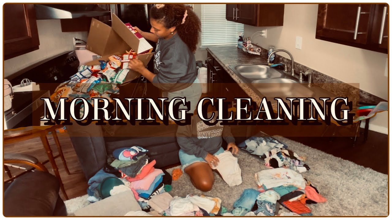 MORNINGS CLEAN WITH ME! WEEKLY CLEANING ROUTINE | 2023 CLEANING MOTIVATION!