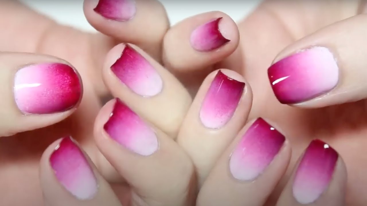 Gradient nail art tutorial | Hannah Weir