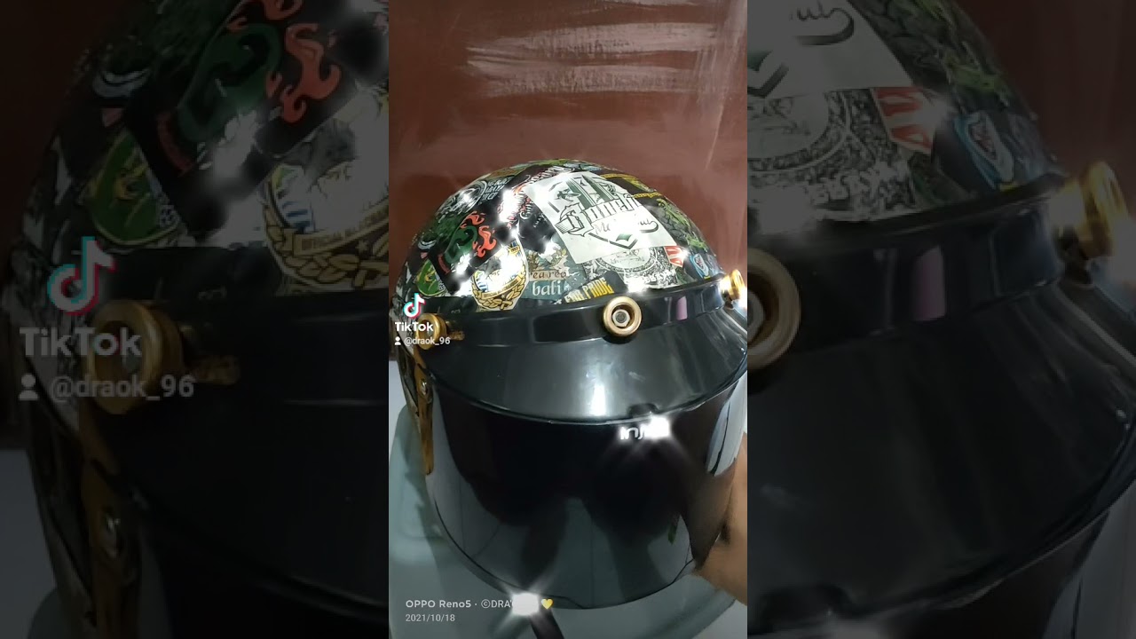 modifikasi helm ink menjadi helm Cargloss