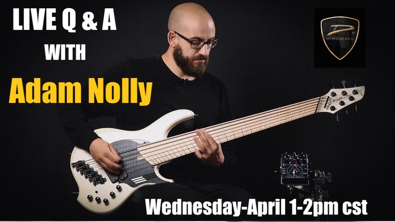Adam Nolly Getgood Live Q & A April 1-2020