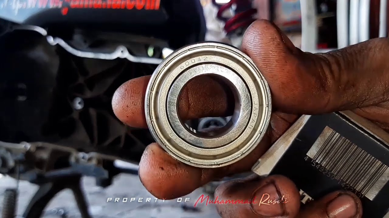 Mio j - ganti bearing roda