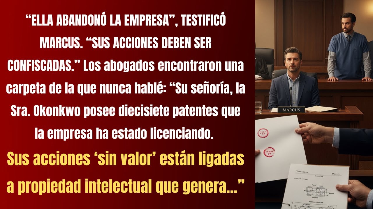 “Mi ex socio me demandó por acciones ‘sin valor’; en juicio encontraron mis patentes.”