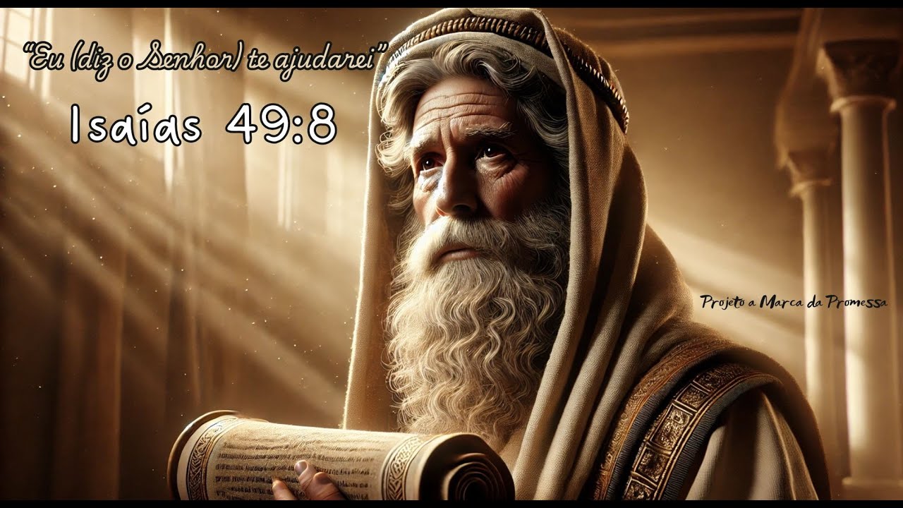 Isaías 49:8 - Versículo do DIA | Eu (Diz o Senhor) te ajudarei | Estudo | Oração | Fé | Devocional